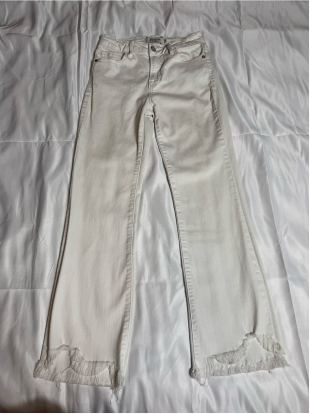 Women's Hidden White Flare & Wide Leg Jeans Size 25